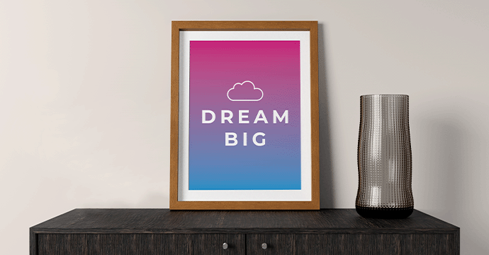dream big colourful print >> ndream big colourful print