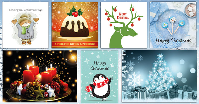 Printable Christmas cards.