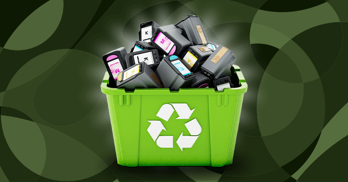 recycled ink cartridges and green printing