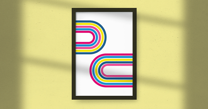colourful lines print >> colourful lines print