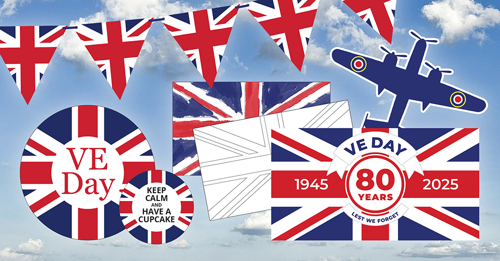 ve day 80th anniversary printables