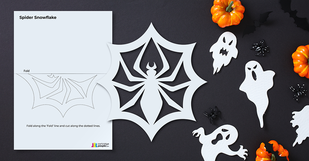 Spider Snowflake Printable