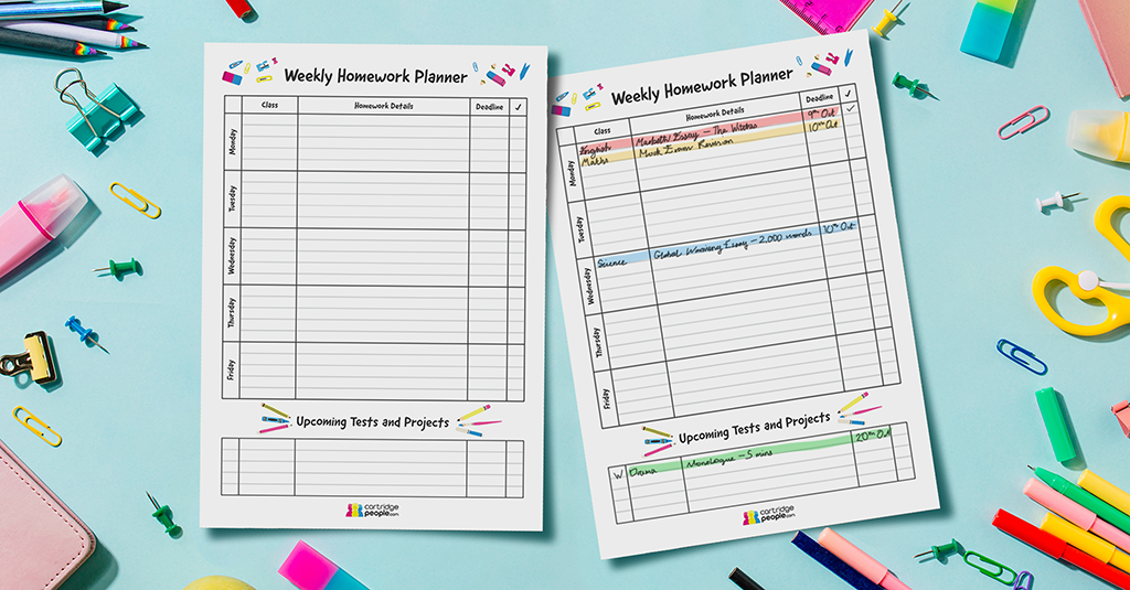Homework Calendar
