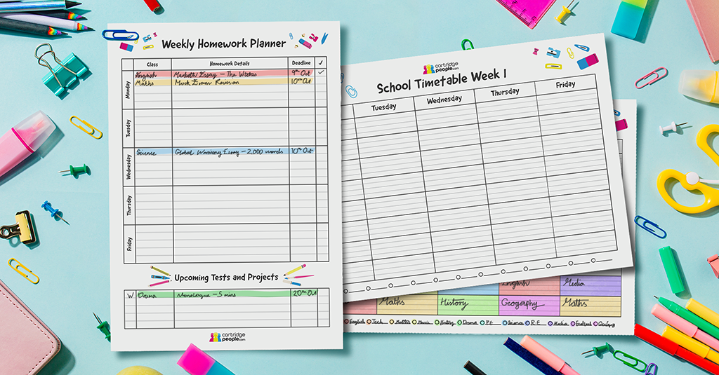 2026 School and Homework Calendars