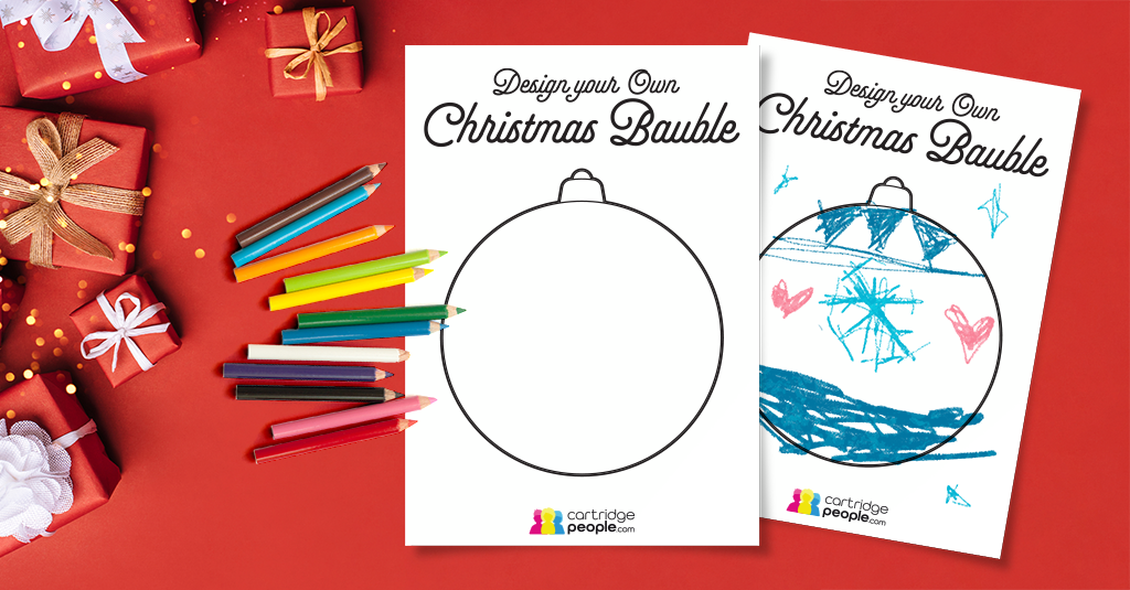 Bauble Colouring Page PDF