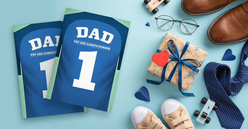 dad you are always number 1 a5 printable fathers day card