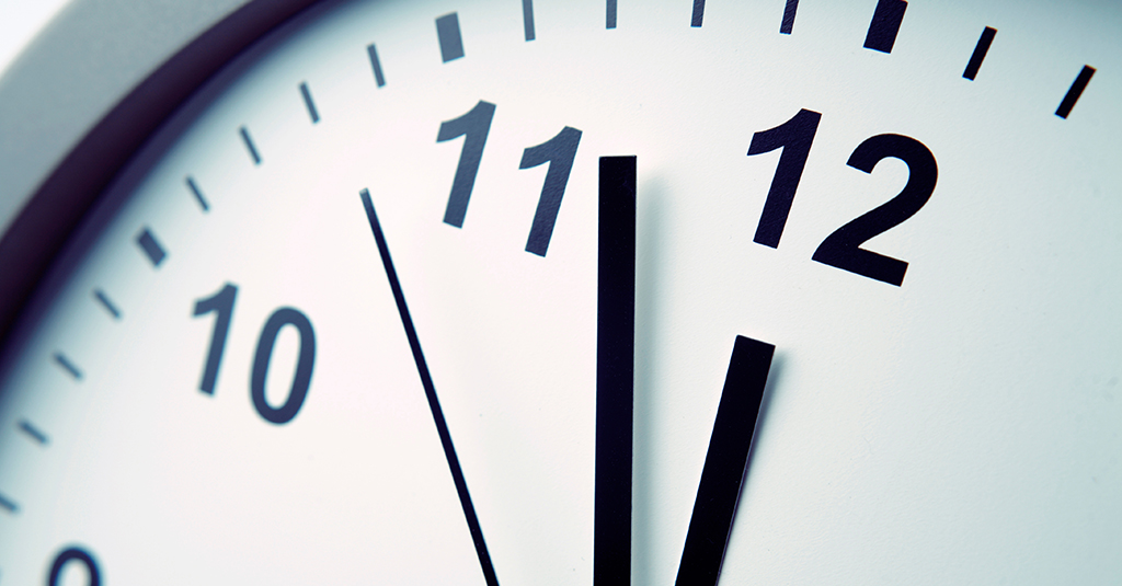 Clock at 11:52
